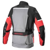 ALPINESTARS ANDES V3 DRYSTAR JACKET DARK GREY BLACK BRIGHT RED - BACK