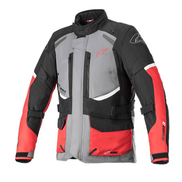 ALPINESTARS ANDES V3 DRYSTAR JACKET - DARK GREY BLACK BRIGHT RED