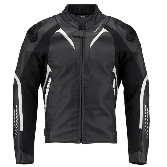 GIACCA PELLE SPIDI NKD-1 - NERO BIANCO