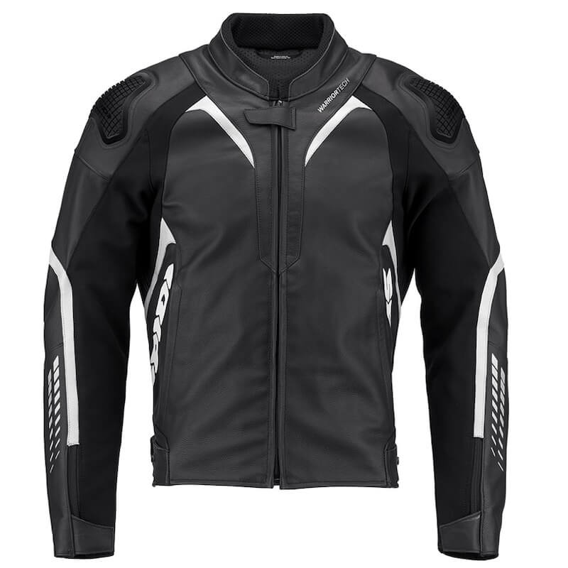 GIACCA PELLE SPIDI NKD-1 - NERO BIANCO