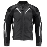 GIACCA PELLE SPIDI NKD-1 - NERO BIANCO