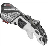 SPIDI CARBO KANGAROO GLOVE BLACK WHITE - SIDE