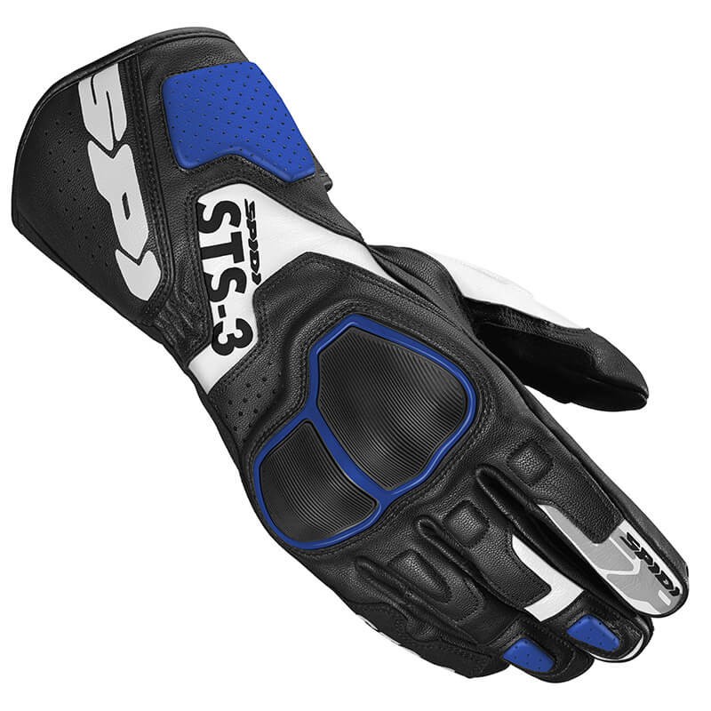 SPIDI STS-3 GLOVES - BLACK BLUE
