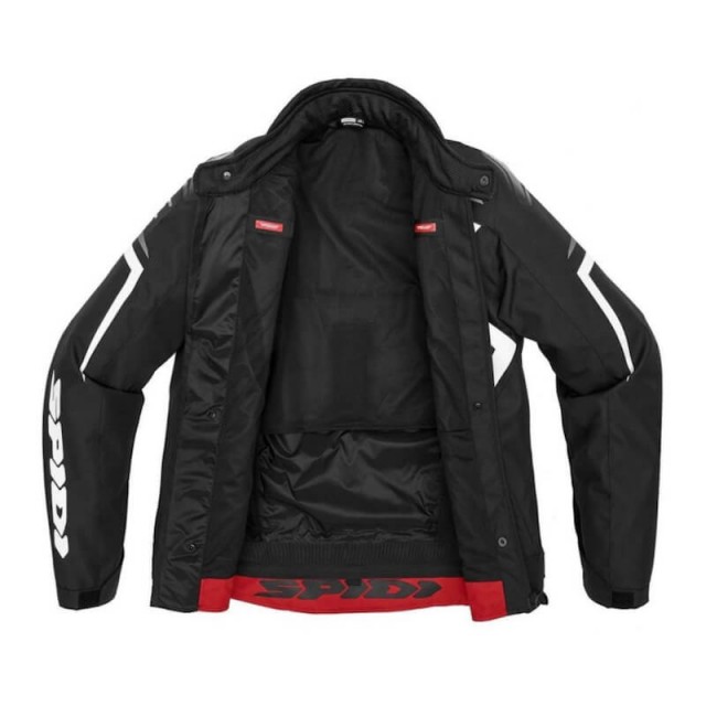 GIACCA SPIDI SPORTMASTER H2OUT NERO BIANCO -  FODERA
