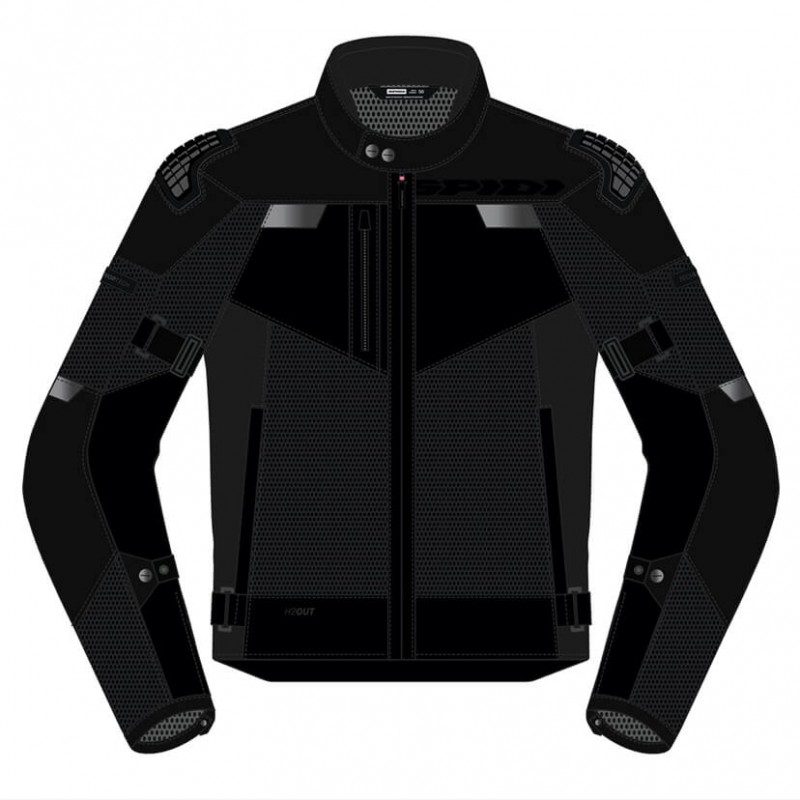 SPIDI VENT PRO LEATHER JACKET - BLACK