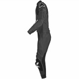 SPIDI LASER TOURING LEATHER SUIT BLACK WHITE - SIDE