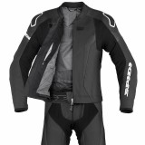 SPIDI LASER TOURING LEATHER SUIT BLACK WHITE - LINER DETAIL