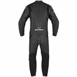 SPIDI LASER TOURING LEATHER SUIT BLACK WHITE - BACK