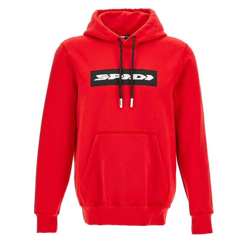 SPIDI HOODIE LOGO SWEATSHIRT - RED