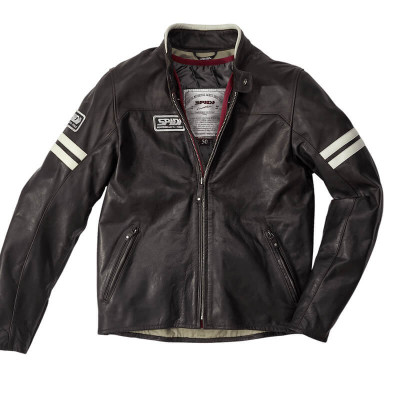 Spidi Vintage Leather Jacket | BurnOutMotor