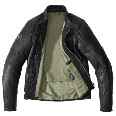 Blouson En Cuir Spidi Vintage | BurnOutMotor
