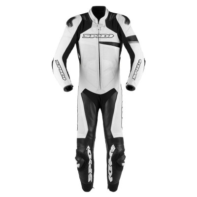 Tuta Spidi Race Warrior Perforated Pro White | BurnOutMotor