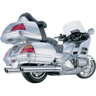 COBRA CLASSIC 102MM 4" ROUNDED END CAPS MUFFLERS HONDA GOLD WING 2001-2011
