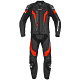 SPIDI LASER TOURING LEATHER SUIT - BLACK RED