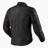 REV'IT TORQUE 2 H2O JACKET - BLACK - BACK
