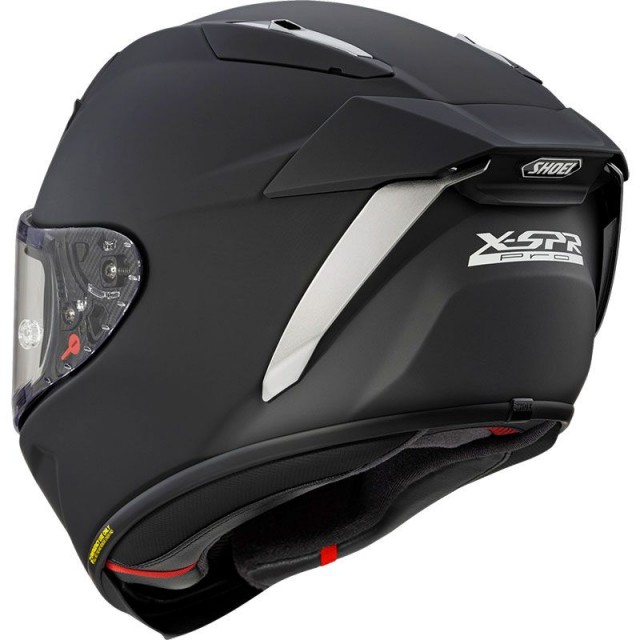 CASCO SHOEI X-SPR PRO MATT NERO OPACO - LATO