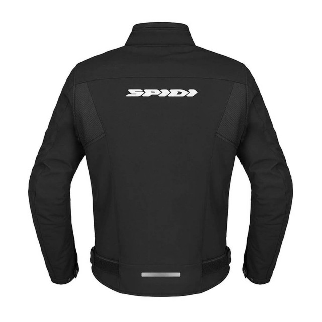 GIACCA SPIDI CORSA TEX NERO BIANCO - SCHIENA