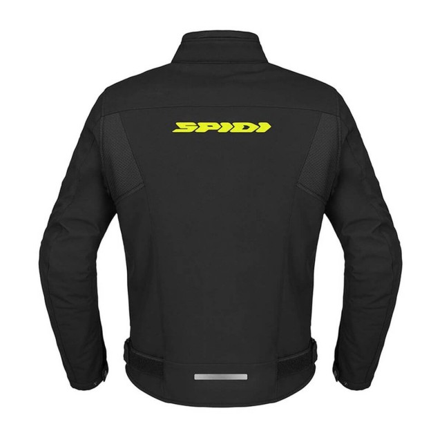 GIACCA SPIDI CORSA TEX NERO GIALLO - SCHIENA