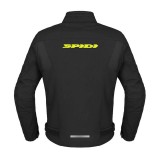 GIACCA SPIDI CORSA TEX NERO GIALLO - SCHIENA