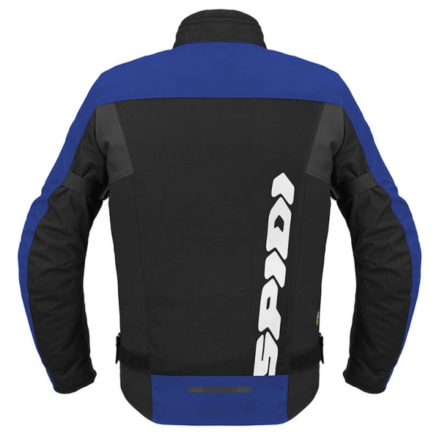 SPIDI CORSA H2OUT JACKET BLACK BLUE - BACK