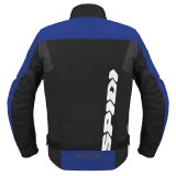 SPIDI CORSA H2OUT JACKET BLACK BLUE - BACK