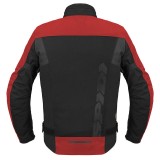 SPIDI CORSA H2OUT JACKET BLACK RED - BACK