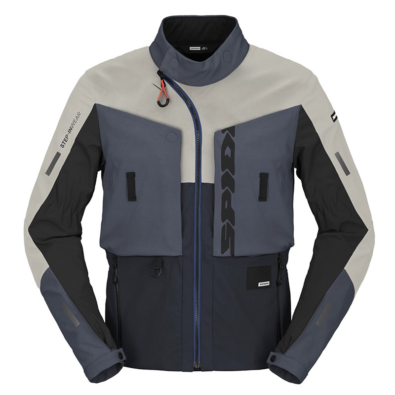 GIACCA SPIDI FRONTIER THERMORAIN - BLU GHIACCIO