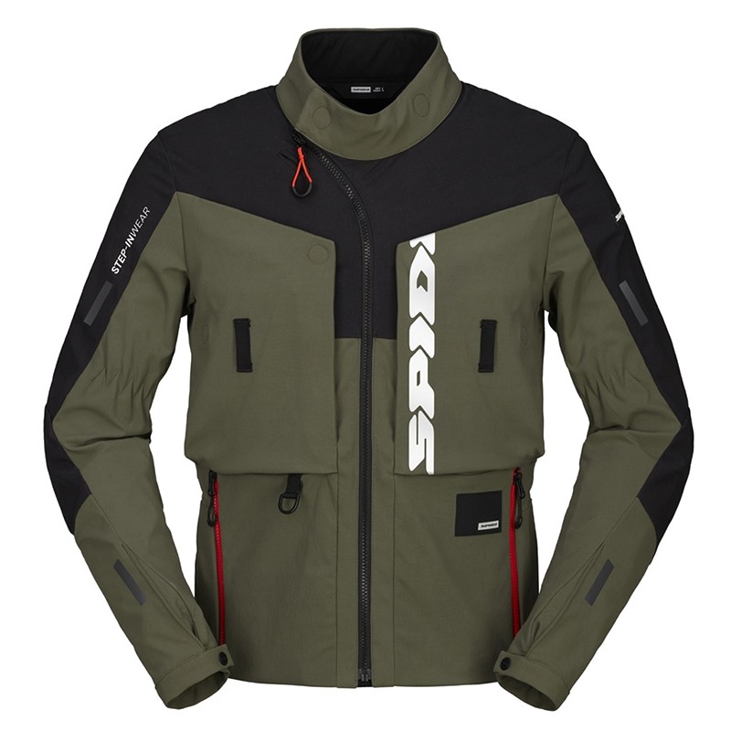 GIACCA SPIDI FRONTIER THERMORAIN - MILITARE