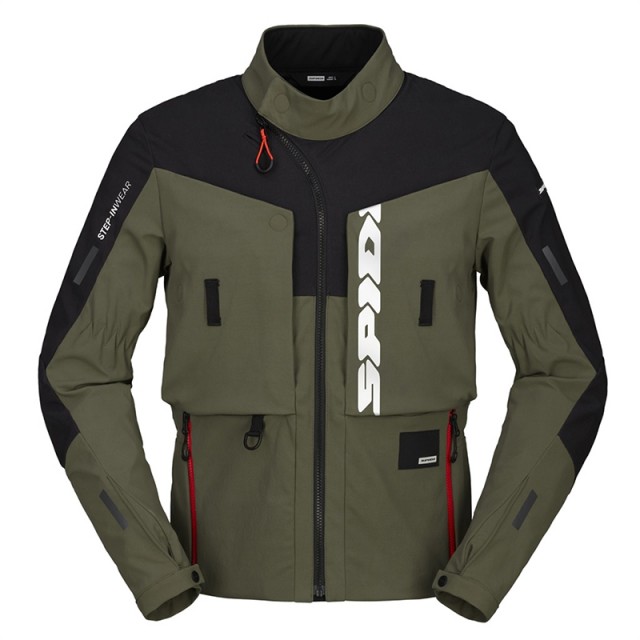 GIACCA SPIDI FRONTIER THERMORAIN - MILITARE