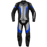 SPIDI LASER TOURING LEATHER SUIT - GREY BLUE