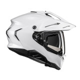 HJC RPHA 60 MONO ADVENTURE HELMET GLOSS WHITE - FRONT - SIDE
