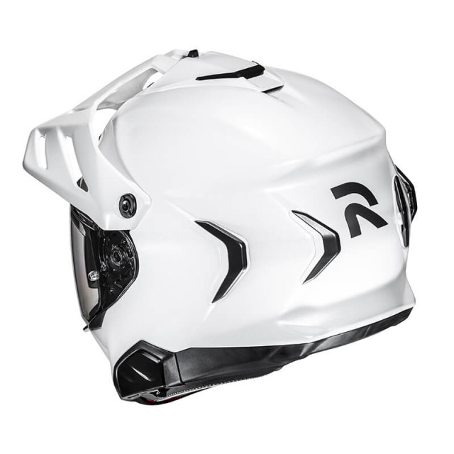 HJC RPHA 60 MONO ADVENTURE HELMET GLOSS WHITE - BACK