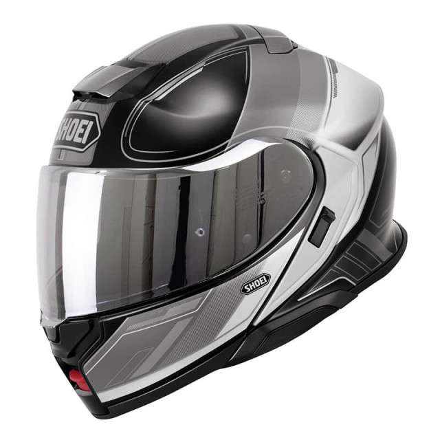 CASCO SHOEI NEOTEC 3 SHARPEN TC-5 NERO GRIGIO - VISIERA CROMATA