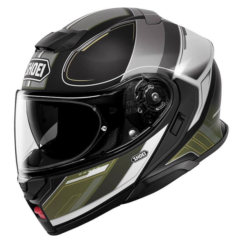 CASCO SHOEI NEOTEC 3 SHARPEN TC-11 NERO VERDE