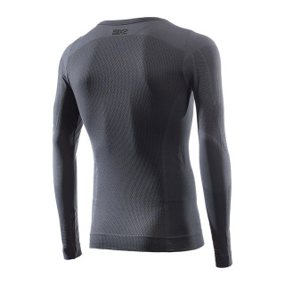 GIROCOLLO MANICHE LUNGHE SIX2 CARBON - TS2 V2 - DARK GREY/BLACK - RETRO