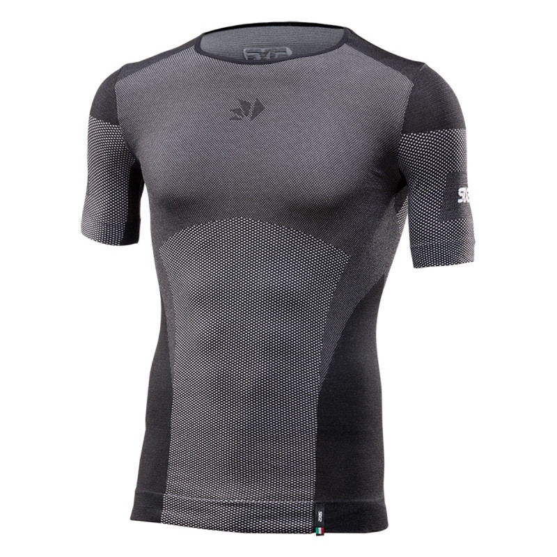 SIX2 BREEZYTOUCH SHORT SLEEVE JERSEY CARBON - BT TS1L V2 - BLACK CARBON