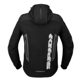GIACCA SPIDI HOODIE WARRIOR - NERO BIANCO - SCHIENA