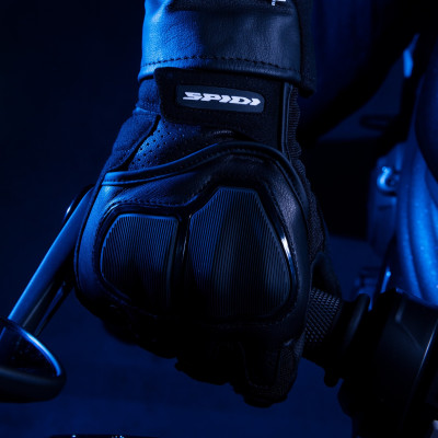 SPIDI NKD Summer Leather Motorcycle Gloves CE | BurnOutMoto