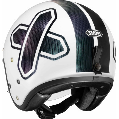 Casco Jet Fibra Shoei J-O 2 CROSS LOGO2 TC-6 | BurnOutMotor