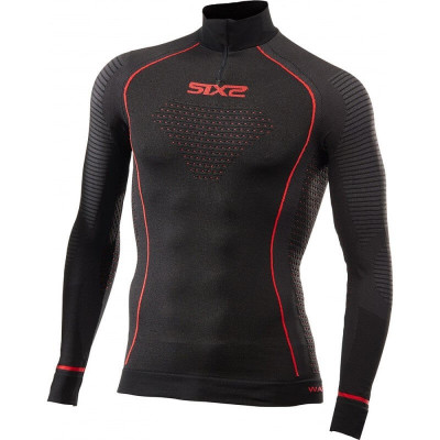 Rollkragenshirt Mit Langen Ärmeln Six2 Blazefit Con Zip - Ts13W Cu | BurnOutMotor