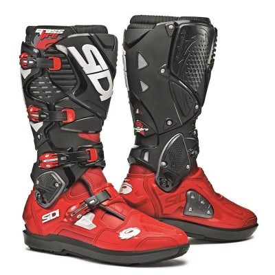 Bottes Sidi Crossfire 3 Srs Rosso-Nero | BurnOutMotor