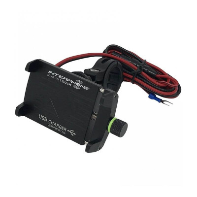 Supporto Smartphone Cellularline Crab Evo Usb | BurnOutMotor