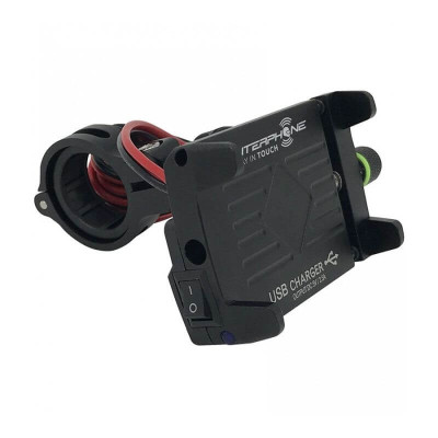 Support Smartphone Cellularline Crab Evo Usb | BurnOutMotor