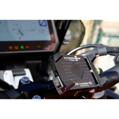 Soporte Para Smartphone Cellularline Crab Evo Usb | BurnOutMotor