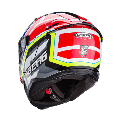 Casco Caberg Avalon X Track Giallo Rosso Blu | BurnOutMotor