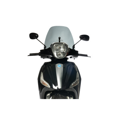 MALOSSI - SPORT SCHIRM windschutzscheibe - RAUCHGRAU DUNKEL - Br.380xH