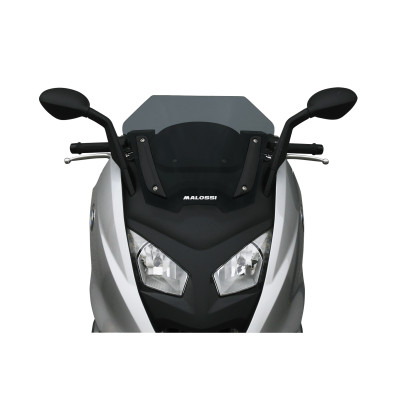 MALOSSI - SPORT SCREEN - DARK SMOKE - W 410xH 400 THK 3 mm