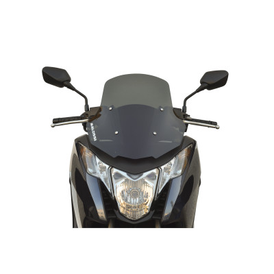 MALOSSI - SPORT SCREEN - DARK SMOKE - W 432xH 445 THK 3 mm