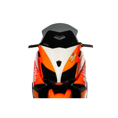 MALOSSI - SPORT SCHIRM windschutzscheibe - RAUCHGRAU DUNKEL - Br.445xH