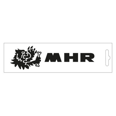 MALOSSI - Adesivo MHR nero - lunghezza 13 cm